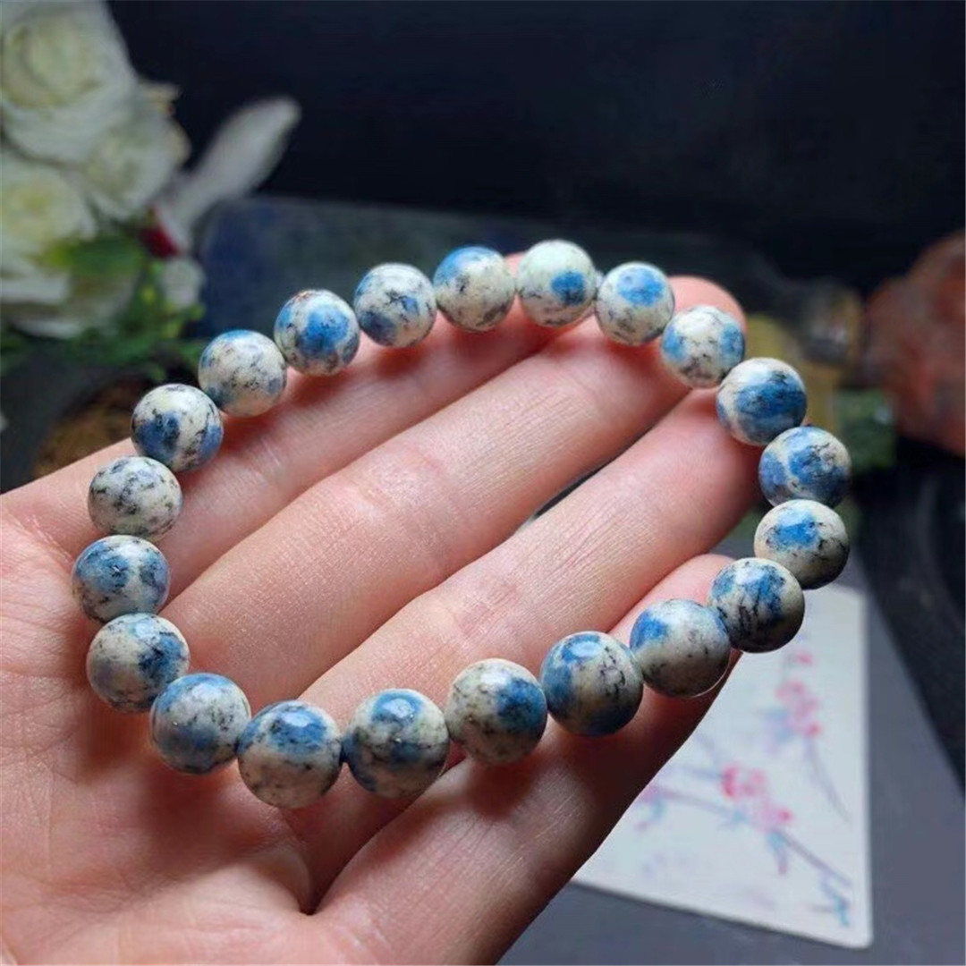 Gemstone Bracelet Healing - 9 مللي متر الطبيعية K2 جاسبر