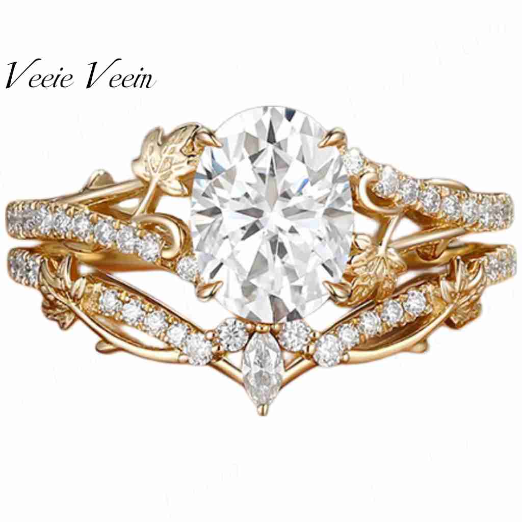 Moissanite Ring - خاتم زفاف فاخر من فيي فيين