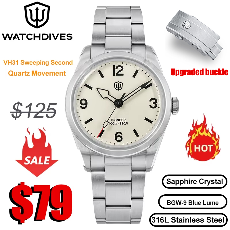 Jewelry Watches Vintage - ساعة يد Watchdives WD1960S V2 بحركة
