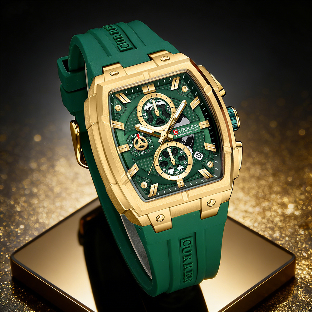 Jewellery Watches - ساعة CURREN الفاخرة للرجال، ساعة يد
