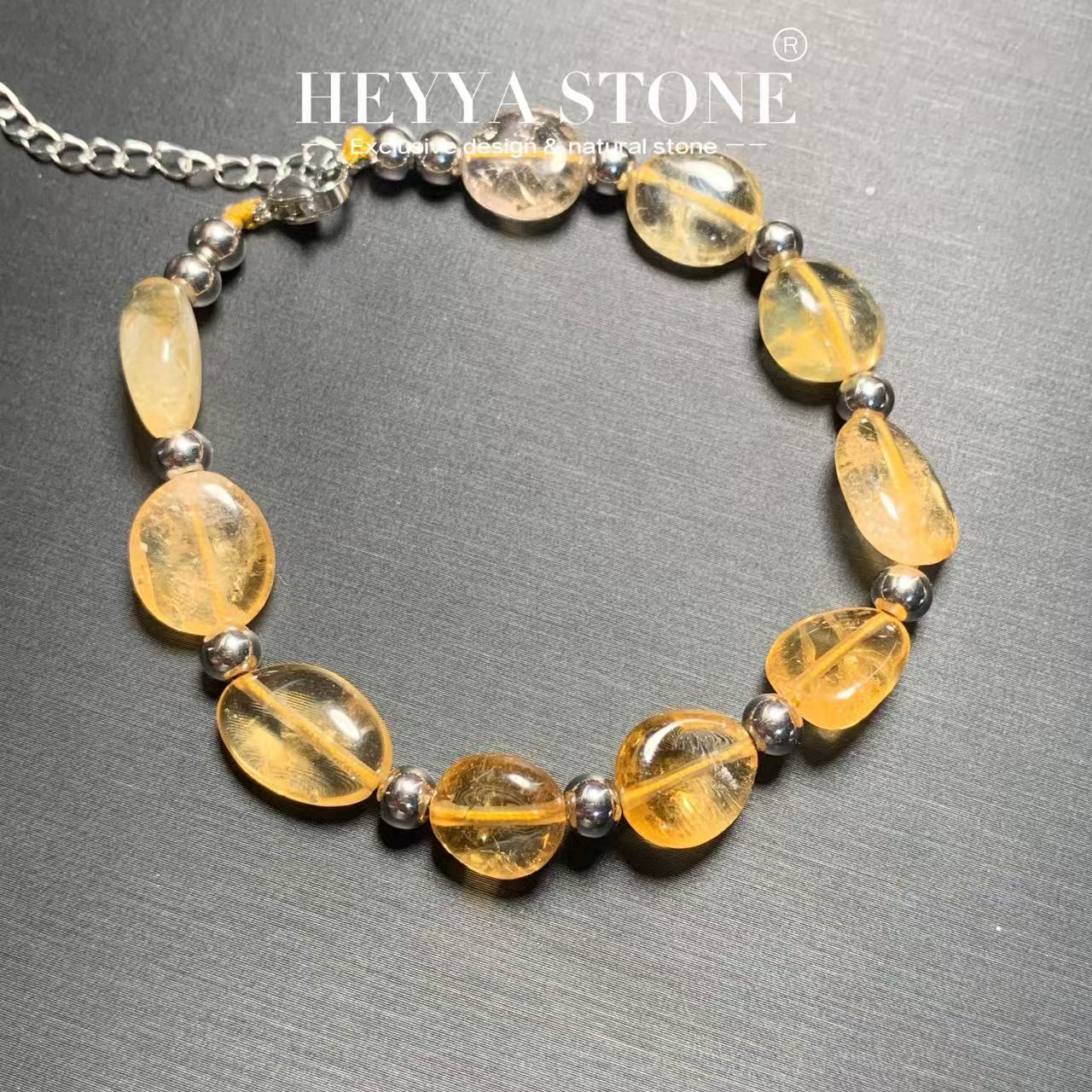 Gemstone Bracelet Healing - HEYYA حجر السترين الطبيعي سوار الطاقة