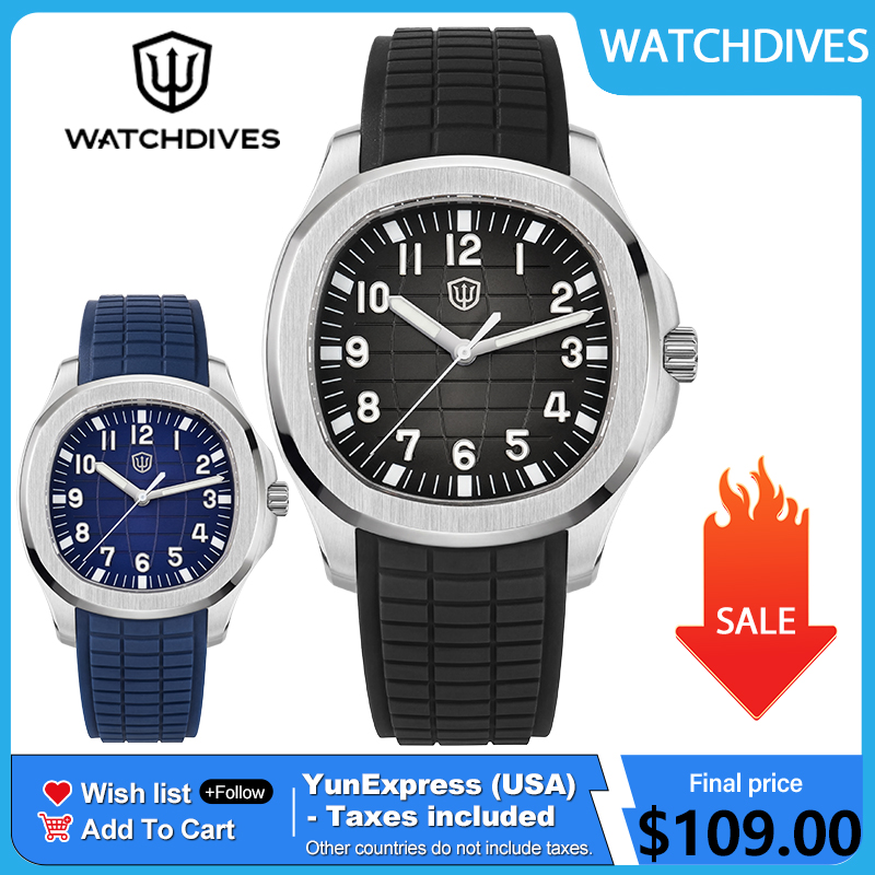 Jewelry Watches Vintage - ساعة غوص للرجال من Watchdives WD008
