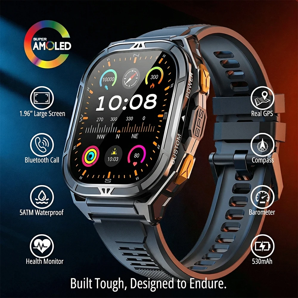 Italian Jewelry Watches - ساعة ذكية فاخرة بشاشة AMOLED مع