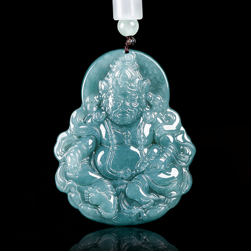 Necklace Pendant - قلادة جامبالا من اليشم البورمي، تعويذة