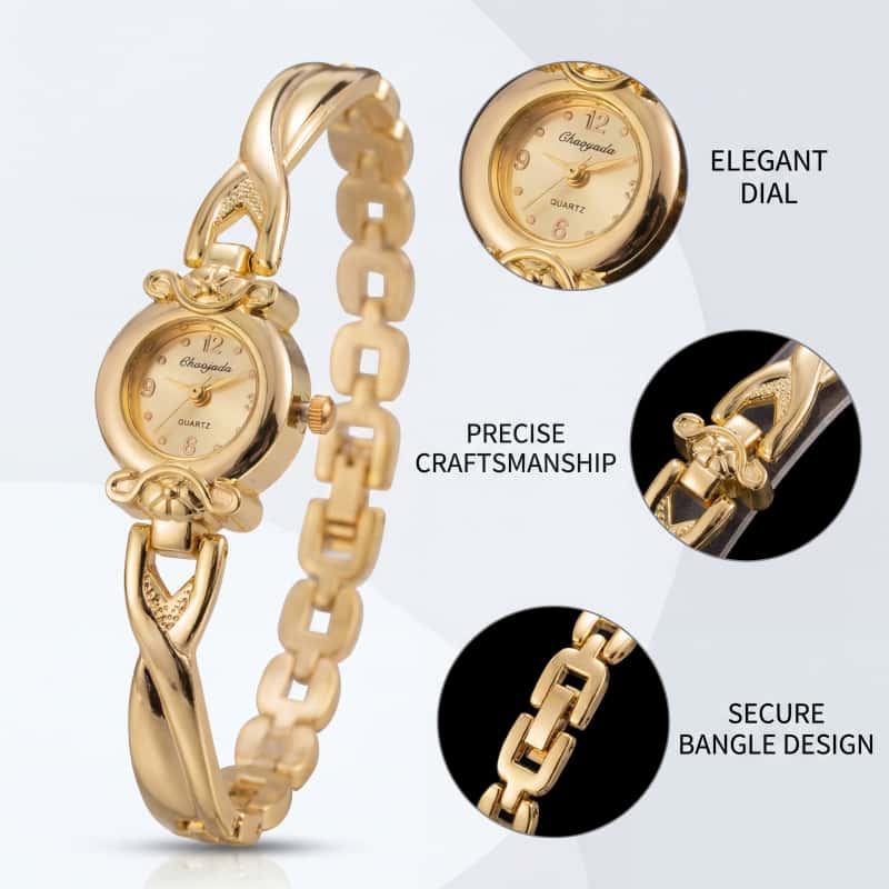 ساعات ذهبية رفيعة أنيقة للنساء - مراجعة Jewelry Watches Vintage وسعره