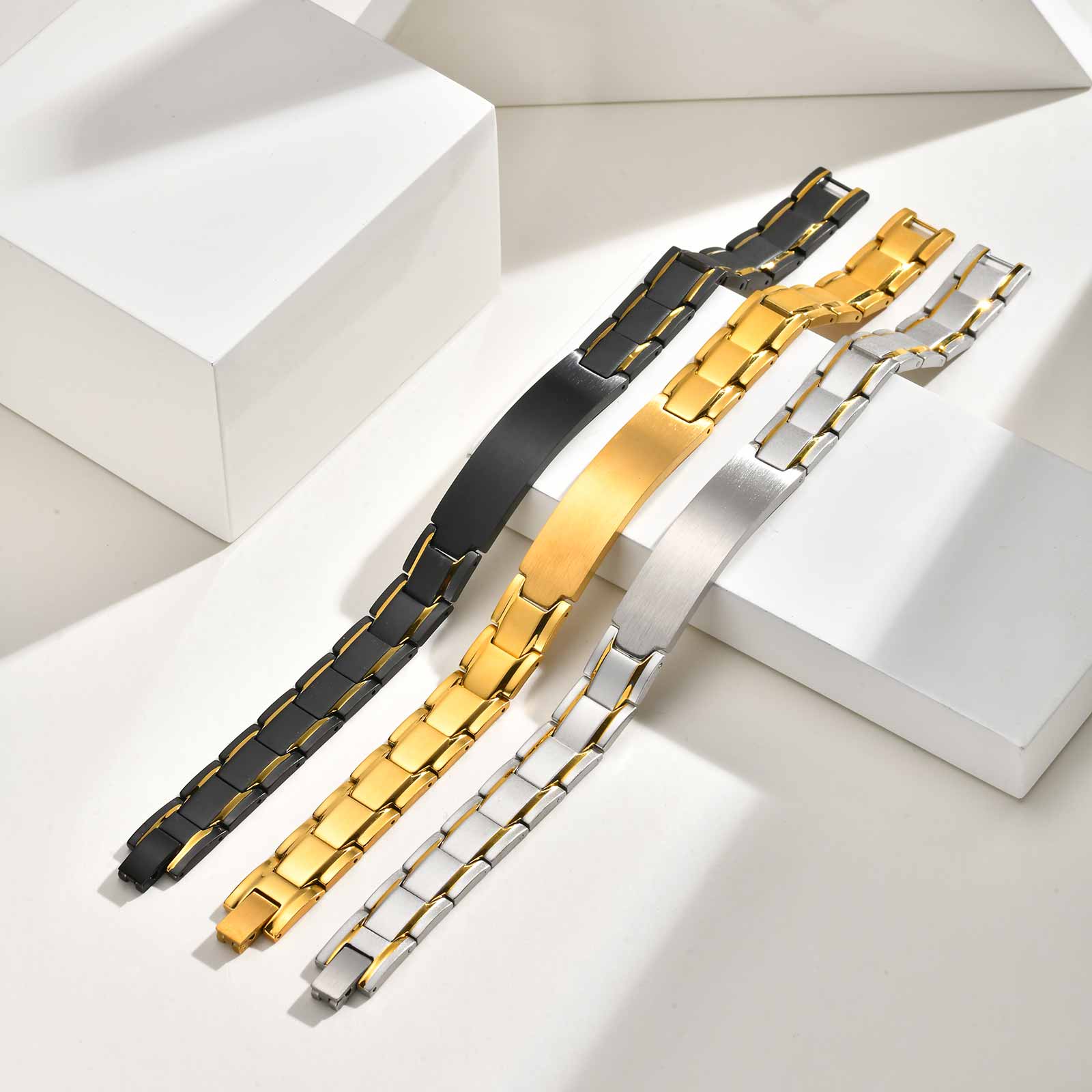 اسم مخصص النص محفورة سوار للرج - مراجعة Jewelry Watches Men وسعره