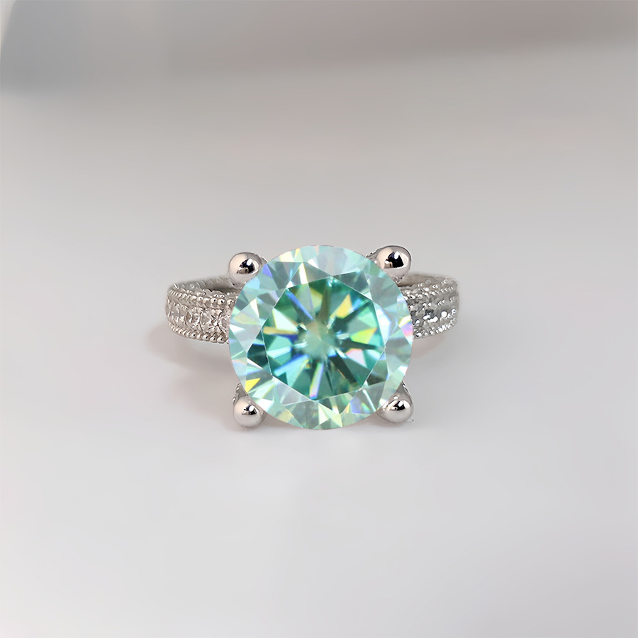 5 قيراط مويسانيتي حقيقي خواتم  - مراجعة Moissanite Ring وسعره