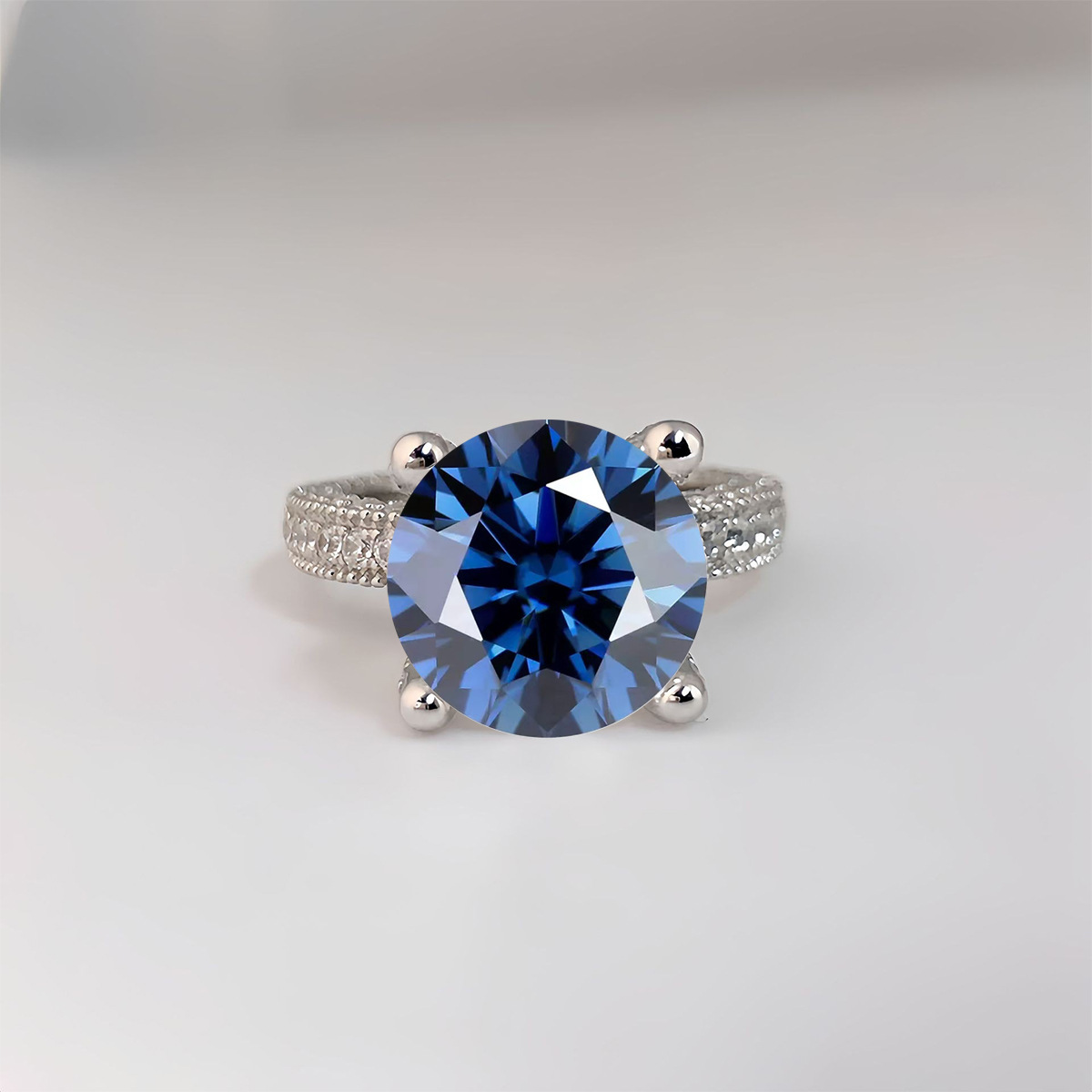 5 قيراط مويسانيتي حقيقي خواتم  - مراجعة Moissanite Ring وسعره