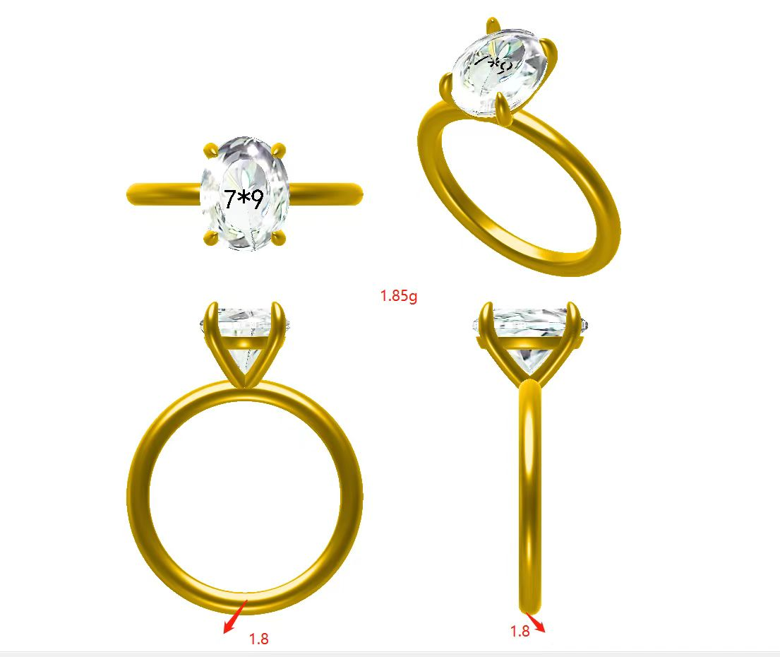 Smyoue منتجات مخصصة منتجات مخص - مراجعة Moissanite Ring وسعره