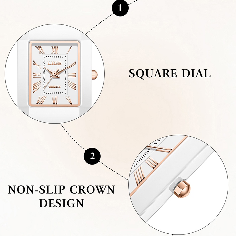 ساعة يد نسائية من ماركة LIGE،  - مراجعة Jewelry Watches Vintage وسعره