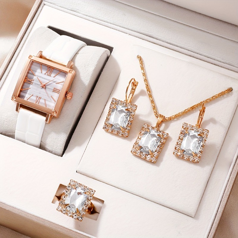مجموعة من 5 قطع: ساعة يد نسائي - مراجعة Jewelry Watches Vintage وسعره