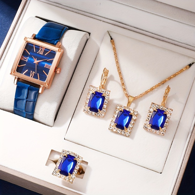 مجموعة من 5 قطع: ساعة يد نسائي - مراجعة Jewelry Watches Vintage وسعره
