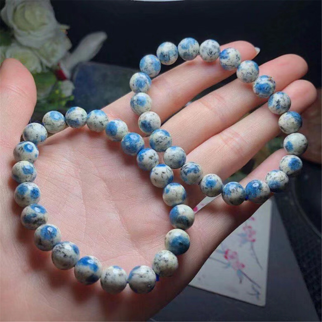 9 مللي متر الطبيعية K2 جاسبر س - مراجعة Gemstone Bracelet Healing وسعره