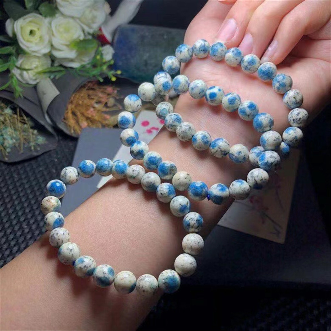 9 مللي متر الطبيعية K2 جاسبر س - مراجعة Gemstone Bracelet Healing وسعره