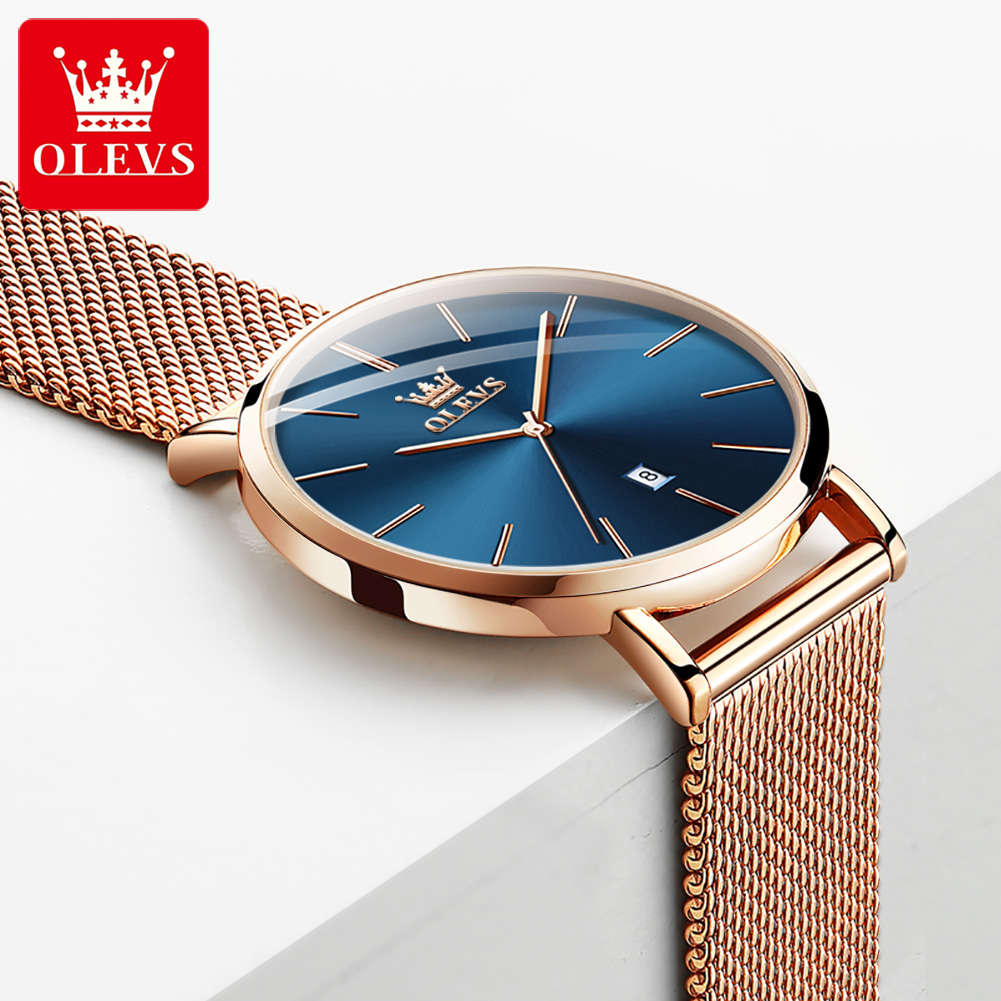 OLEVS ساعة نسائية 5869 أنيقة م - مراجعة Jewellery Watches وسعره