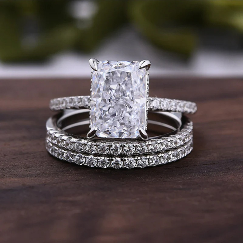 خاتم موسانيت فاخر مطلي بالذهب  - مراجعة Moissanite Ring وسعره
