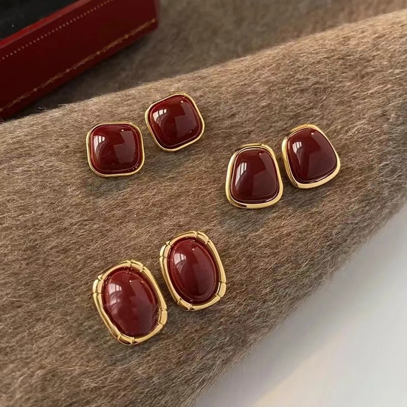 خمر المينا النبيذ الأحمر وأقرا - مراجعة Opal Earrings Dangle وسعره