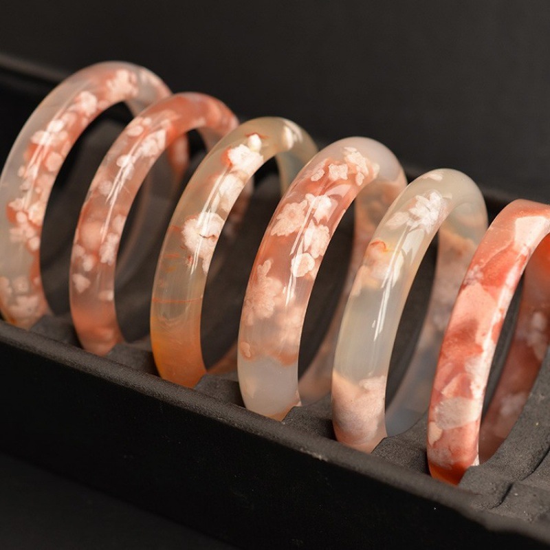 إسورة عقيق زهور للنساء ، أحجار - مراجعة Gemstone Bracelet Healing وسعره