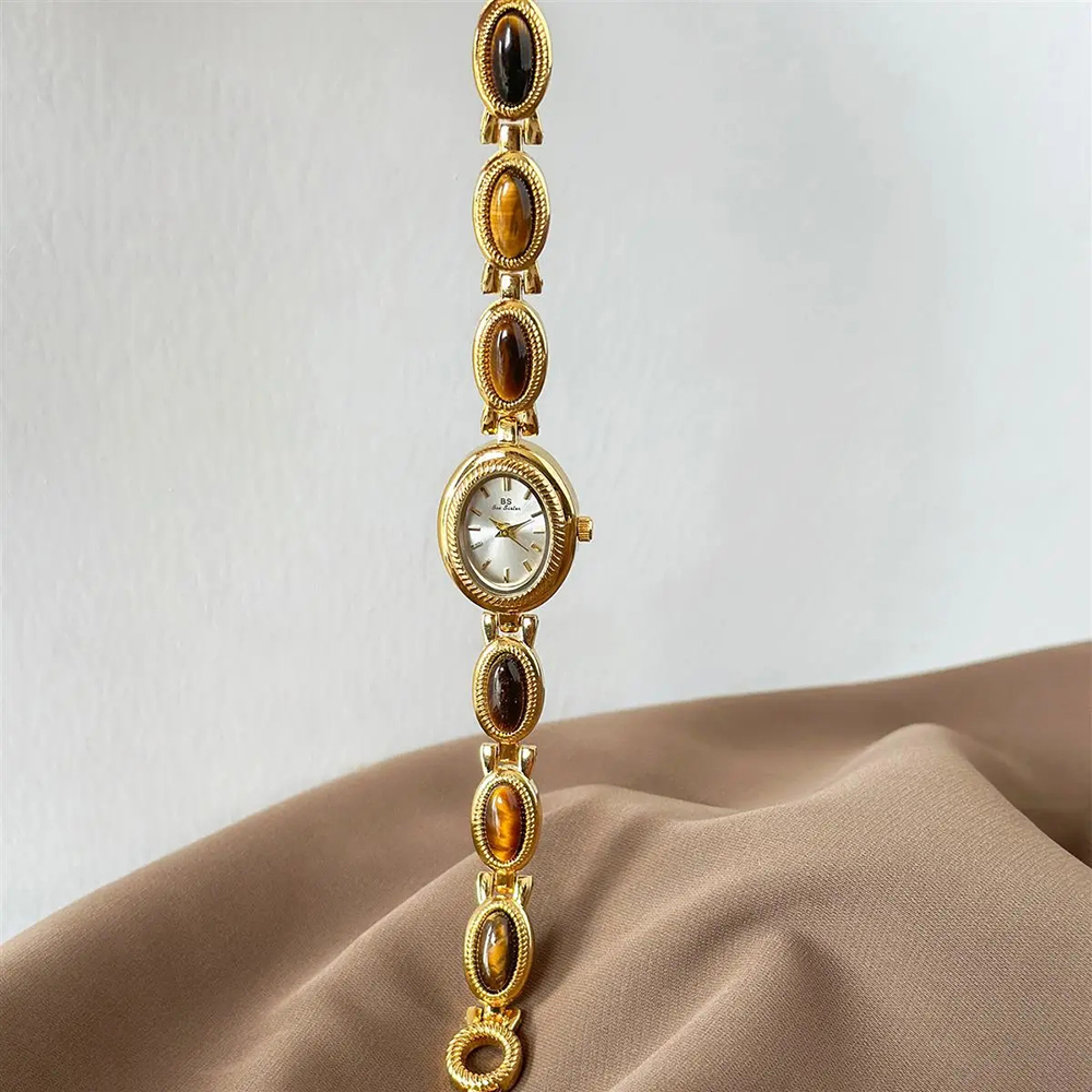 ساعة نسائية ذهبية عتيقة سوار م - مراجعة Jewelry Watches Vintage وسعره