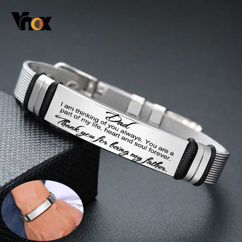 أساور Vnox للرجال من الفولاذ ا - مراجعة Jewelry Watches Men وسعره