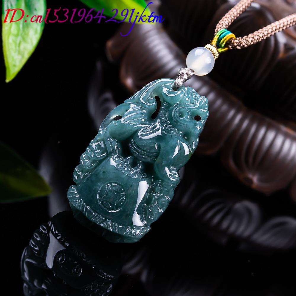 قلادة بيكسيو من اليشم البورمي، - مراجعة Necklace Pendant وسعره