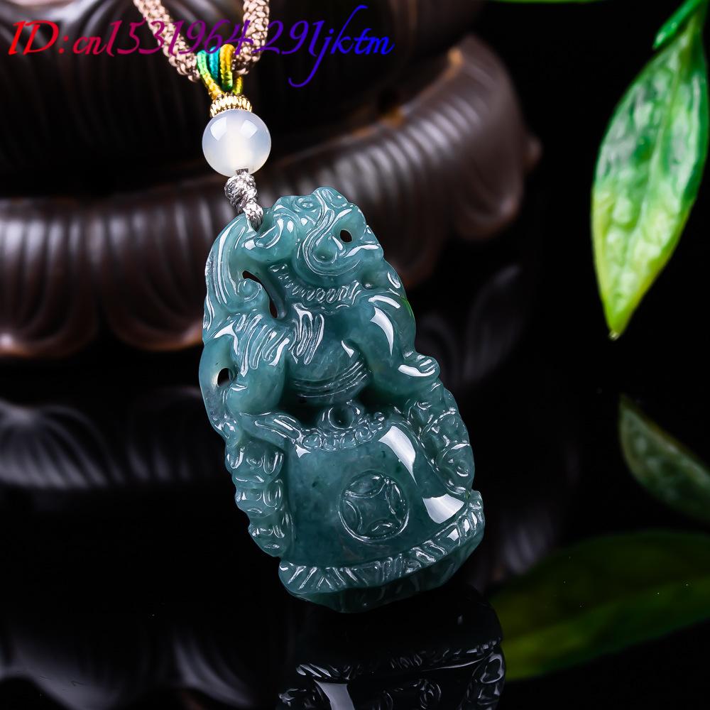 قلادة بيكسيو من اليشم البورمي، - مراجعة Necklace Pendant وسعره
