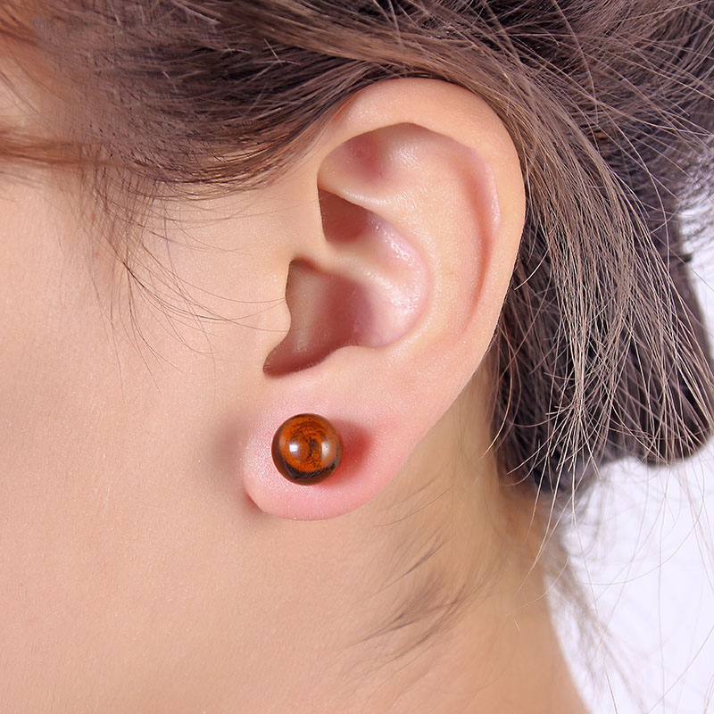 1 زوج الحجر الطبيعي الأرجواني  - مراجعة Opal Earrings Dangle وسعره