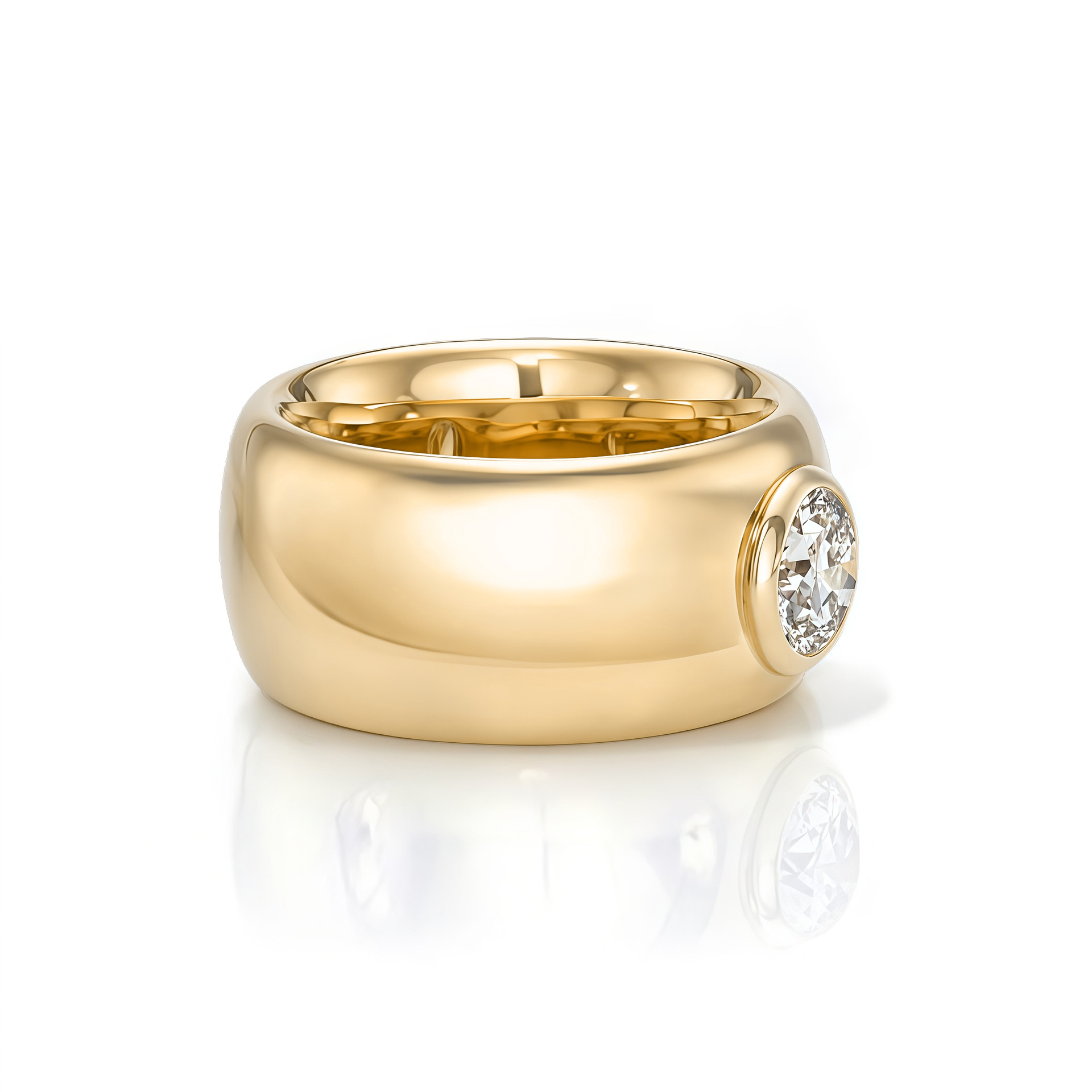 خاتم مخصص من الفضة الإسترلينية - مراجعة Moissanite Ring وسعره
