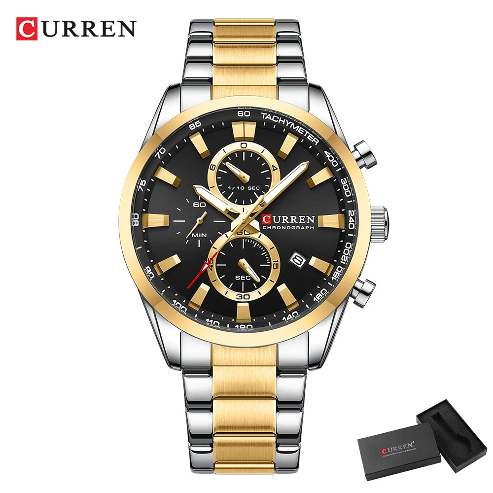 CURREN ساعات كوارتز كرونو رياض - مراجعة Jewellery Watches وسعره