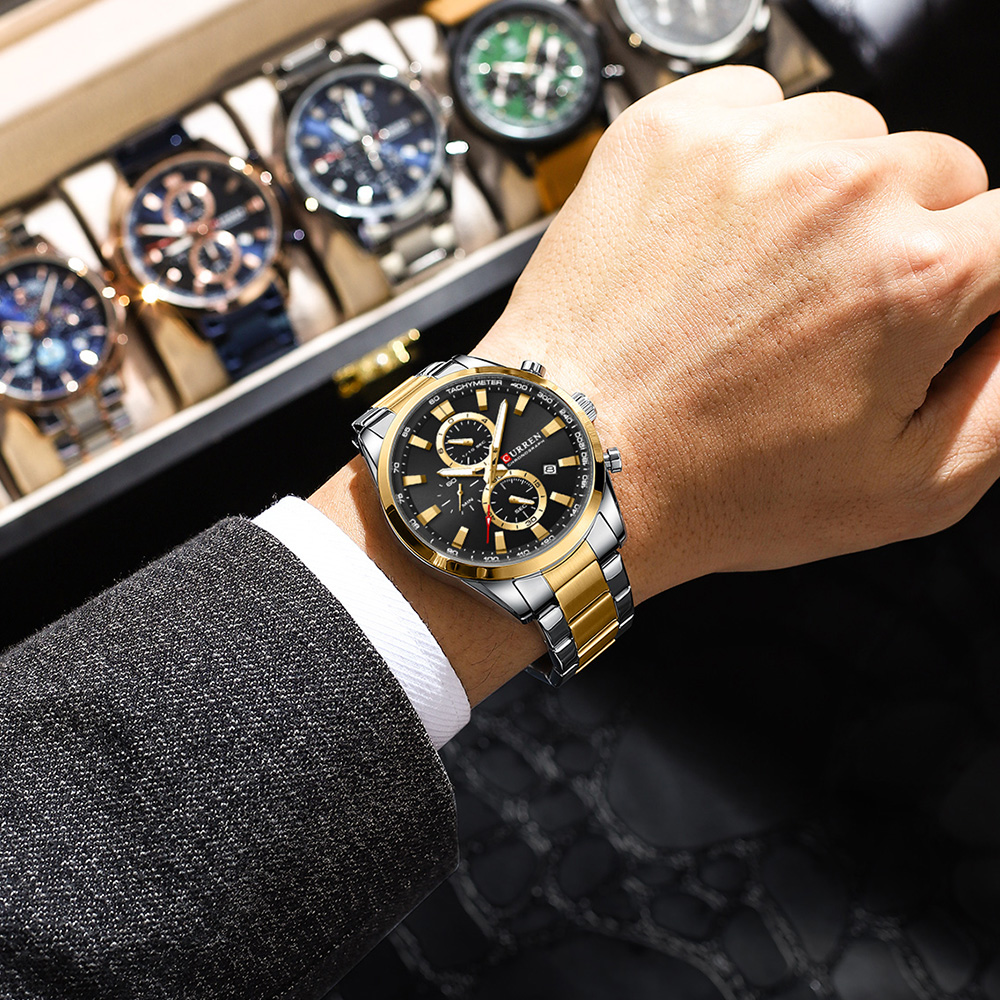CURREN ساعات كوارتز كرونو رياض - مراجعة Jewellery Watches وسعره