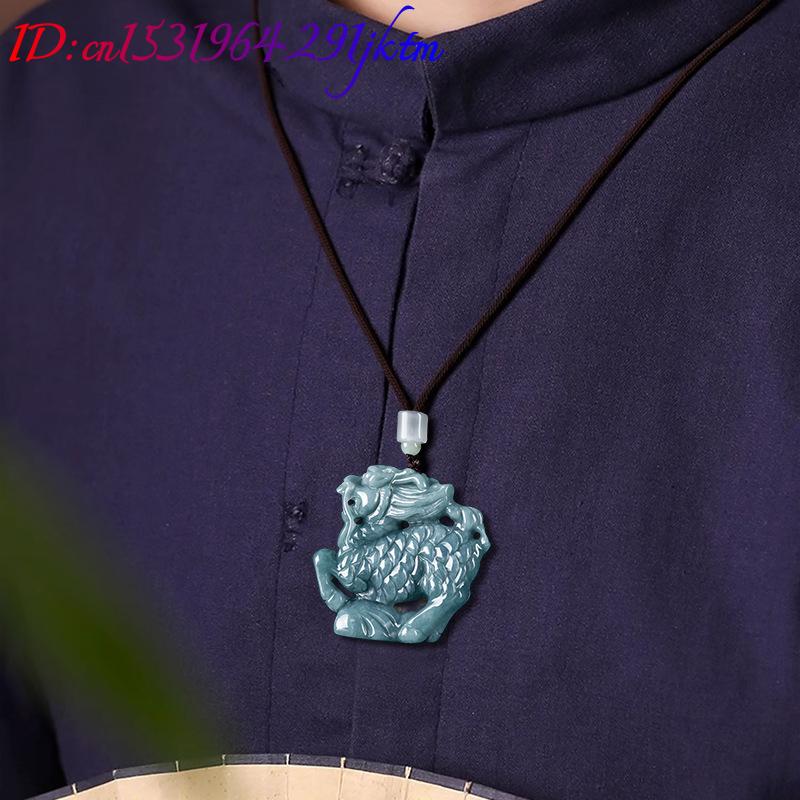 قلادة كايلين من اليشم البورمي  - مراجعة Necklace Pendant وسعره
