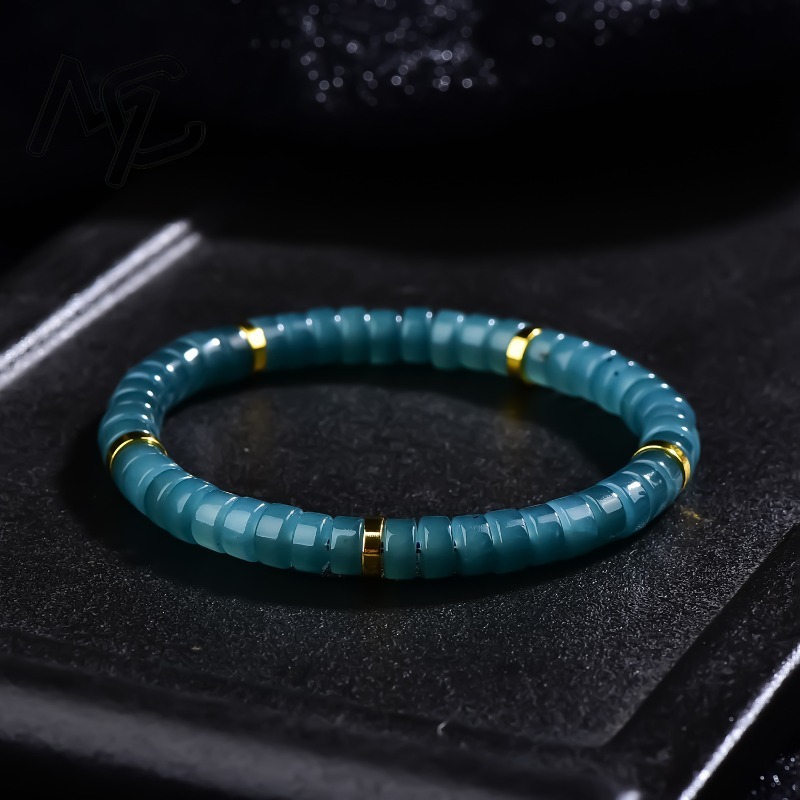 سوار من خرز اليشم الطبيعي الأز - مراجعة Jewelry & Watches Bench وسعره