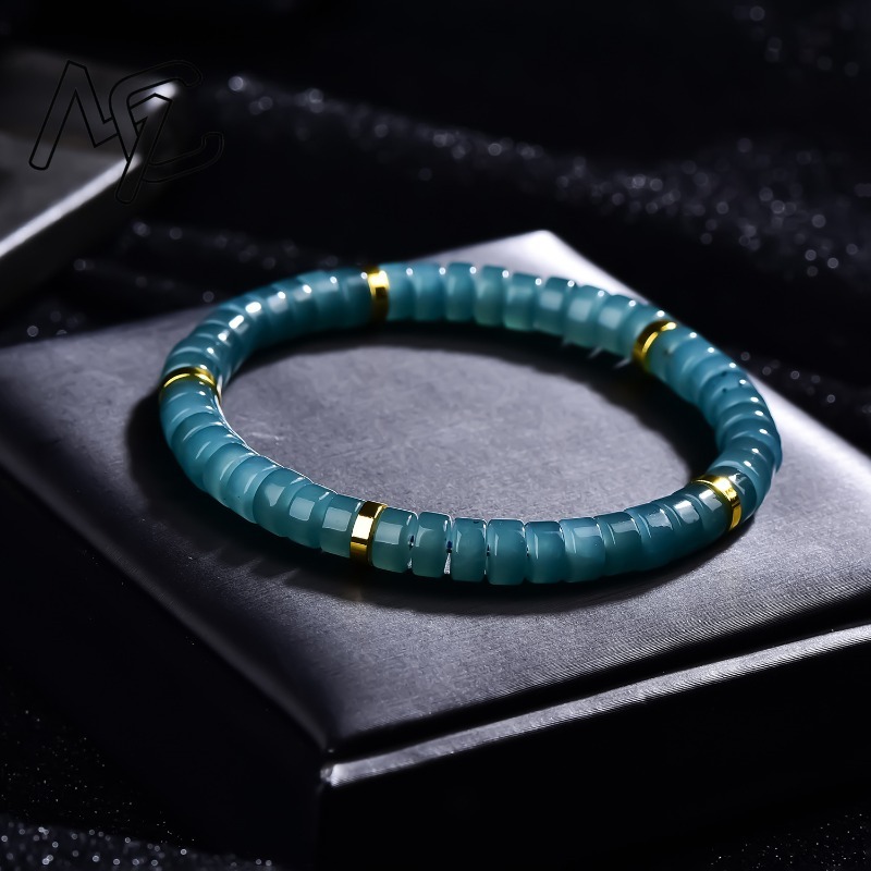 سوار من خرز اليشم الطبيعي الأز - مراجعة Jewelry & Watches Bench وسعره