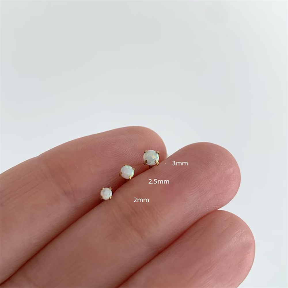 أقراط AIDE من الفضة الإسترليني - مراجعة Opal Earrings Dangle وسعره