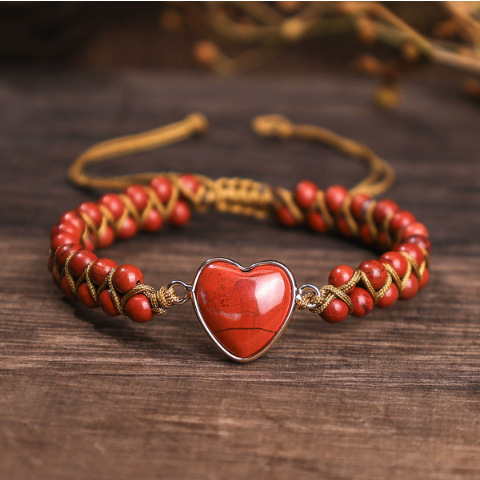 سوار صيني الطراز للحظ والبركة  - مراجعة Gemstone Bracelet Healing وسعره