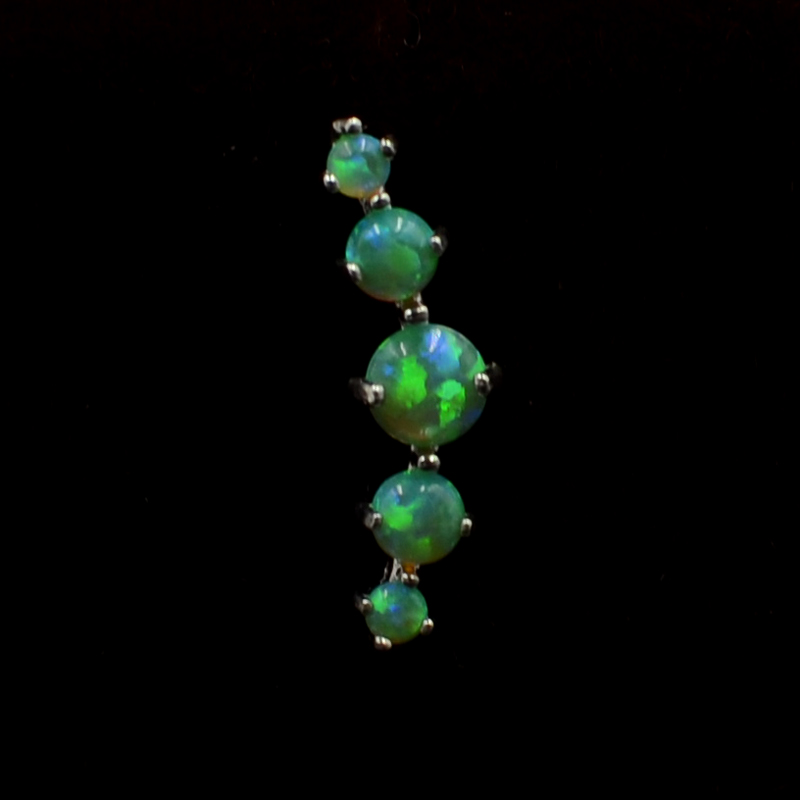 CHUANCI 1 قطعة الفولاذ المقاوم - مراجعة Opal Earrings Dangle وسعره