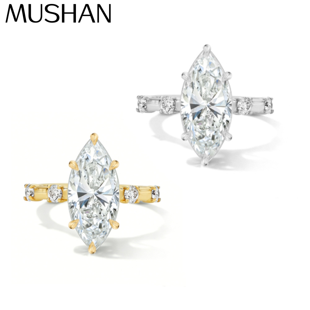 خاتم مخصص من الفضة الإسترلينية - مراجعة Moissanite Ring وسعره