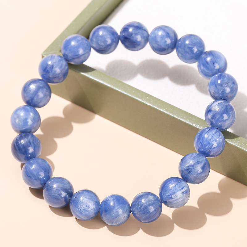سوار كيانيت برازيلي طبيعي JD 5 - مراجعة Gemstone Bracelet Healing وسعره