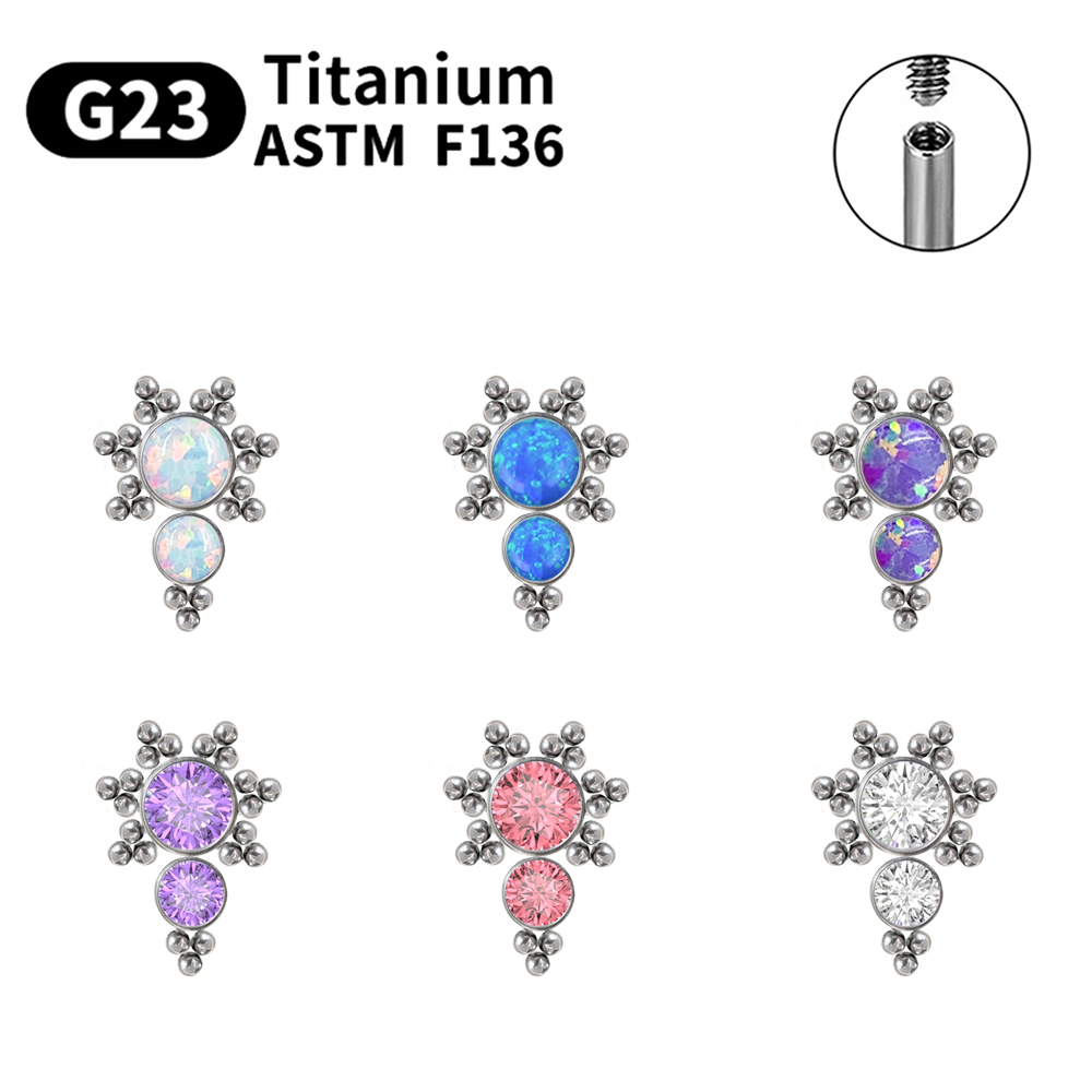 أقراط تيتانيوم G23 للنساء مع ح - مراجعة Opal Earrings Dangle وسعره