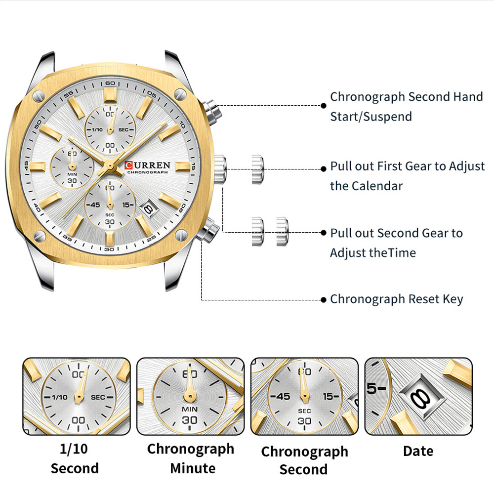 ساعة رياضية رجالية عصرية من CU - مراجعة Jewellery Watches وسعره