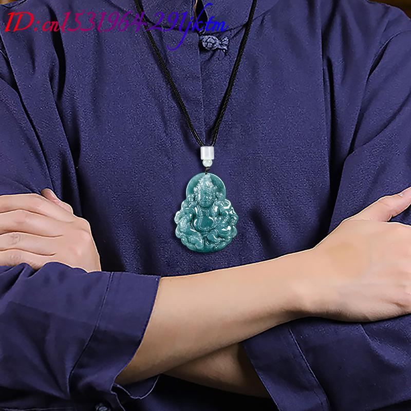 قلادة جامبالا من اليشم البورمي - مراجعة Necklace Pendant وسعره