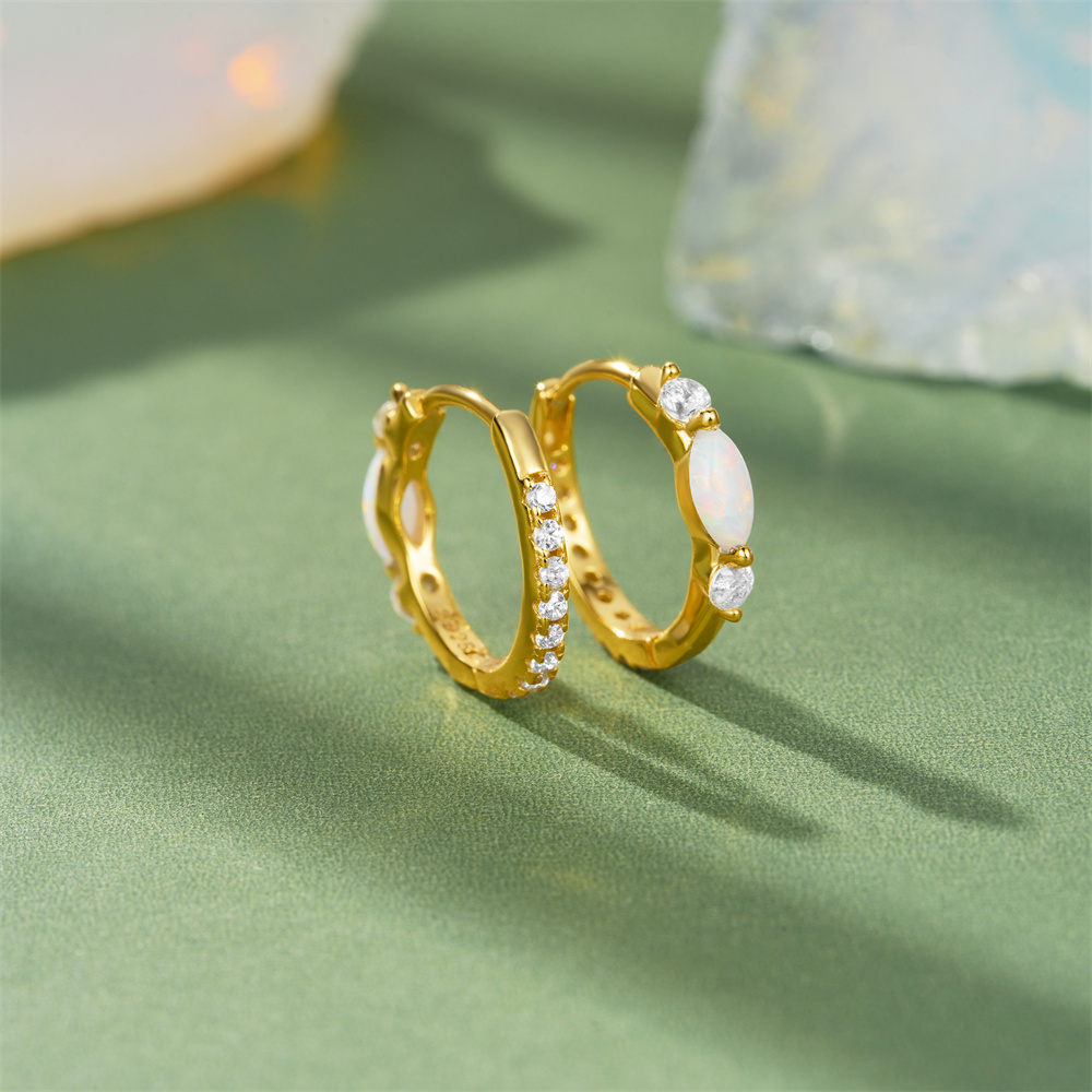 CANNER 925 فضة الحصان العين أو - مراجعة Opal Earrings Dangle وسعره
