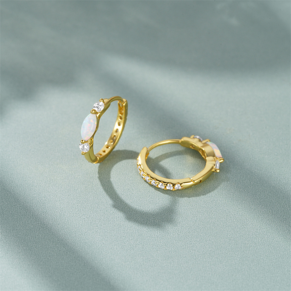 CANNER 925 فضة الحصان العين أو - مراجعة Opal Earrings Dangle وسعره