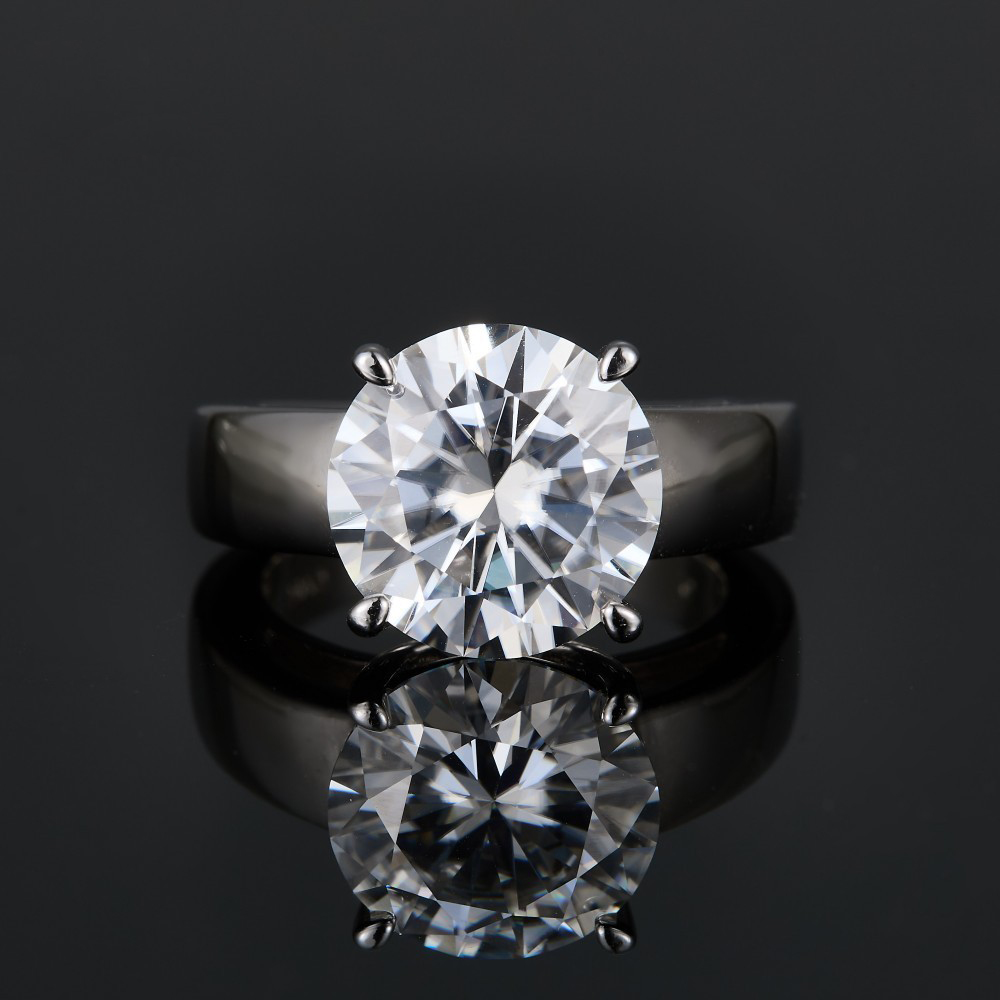 2 قيراط D اللون مويسانيتي الما - مراجعة Moissanite Ring وسعره