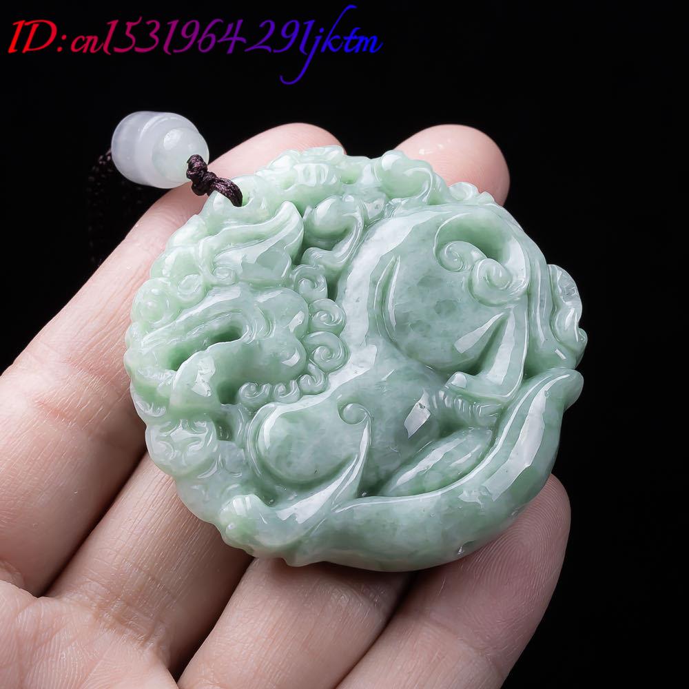 قلادة بيكسيو من اليشم الطبيعي  - مراجعة Necklace Pendant وسعره