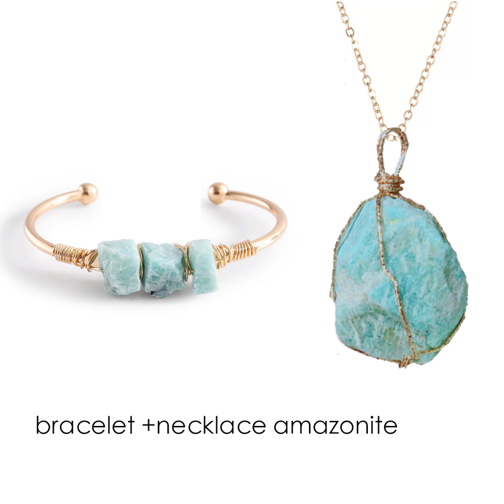 أساور أساور مفتوحة من الحجر ال - مراجعة Gemstone Bracelet Healing وسعره